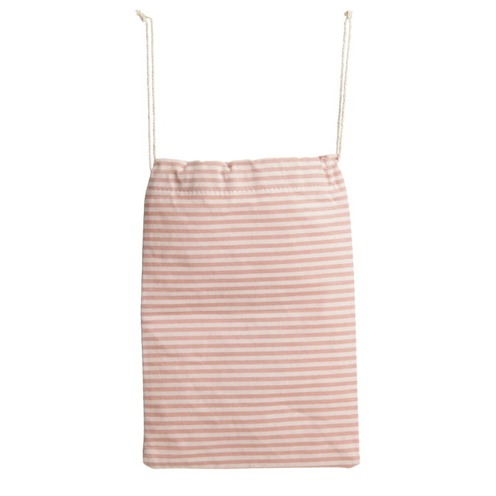 Personalised Easter Pink Striped Bag with Bunny Design