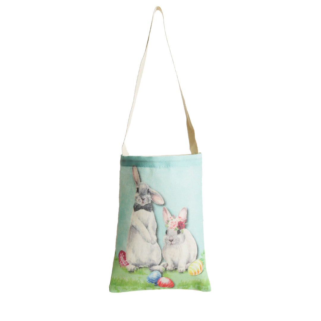 Personalised Easter Tote Bag with Watercolour Easter Print