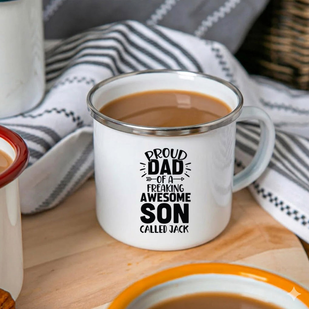 Personalised Proud Dad Mug