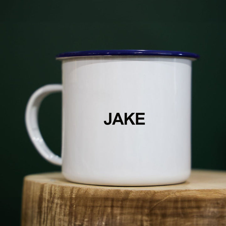 Extra Large Etched Camping Mug