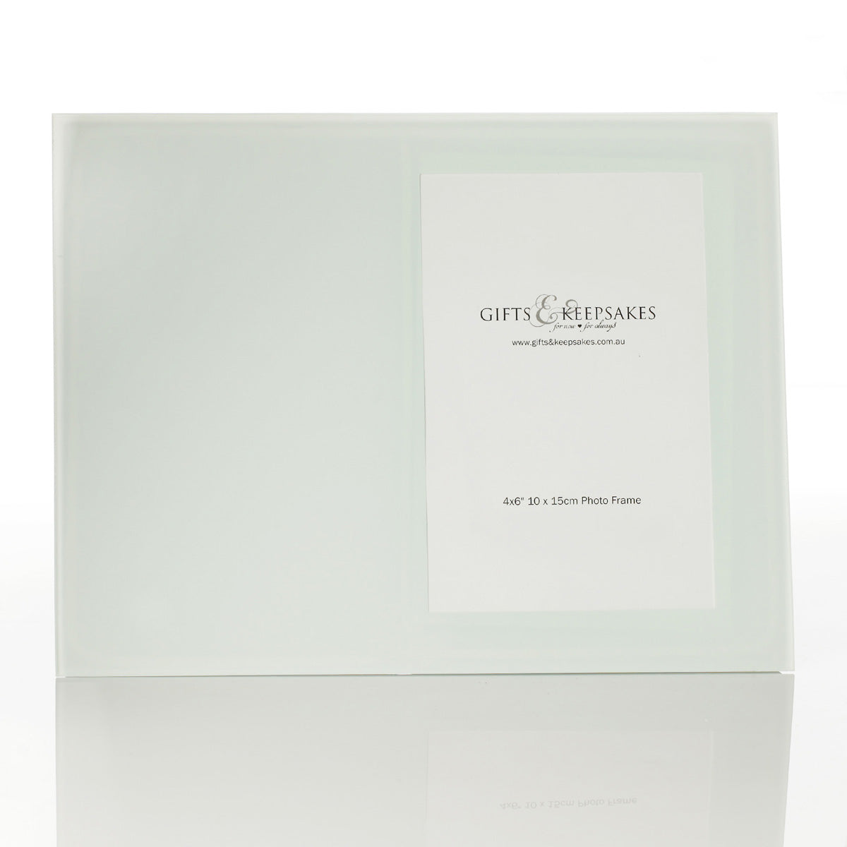 Personalised Baby Birth Photo Frame White Footprint