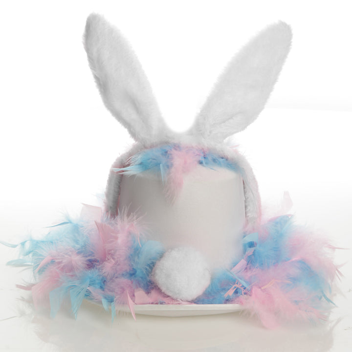 DIY Personalised Easter Pink and Blue Feather Bunny Top Hat Kit