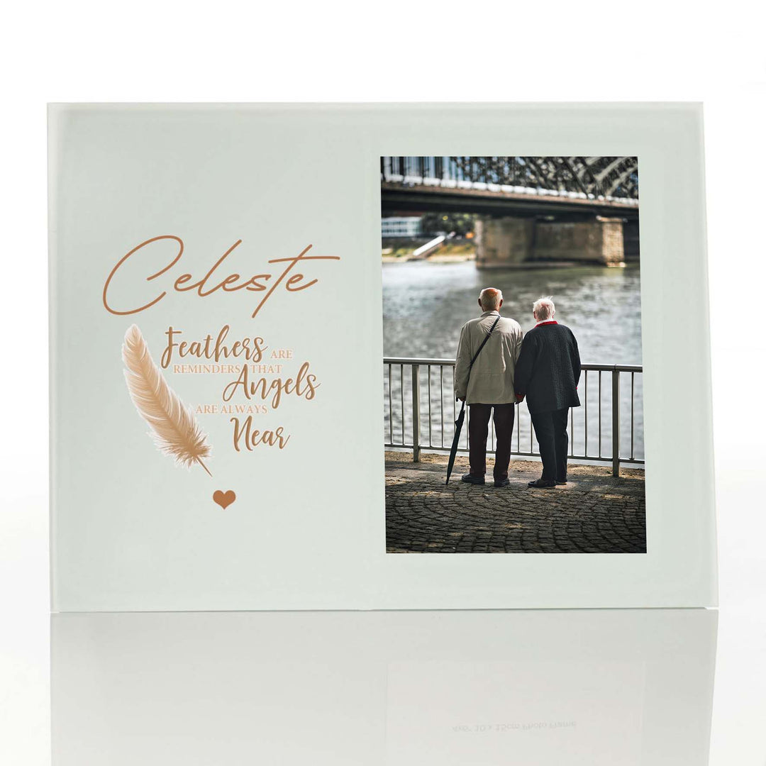 Personalised Feathers are Reminders Photo Frame