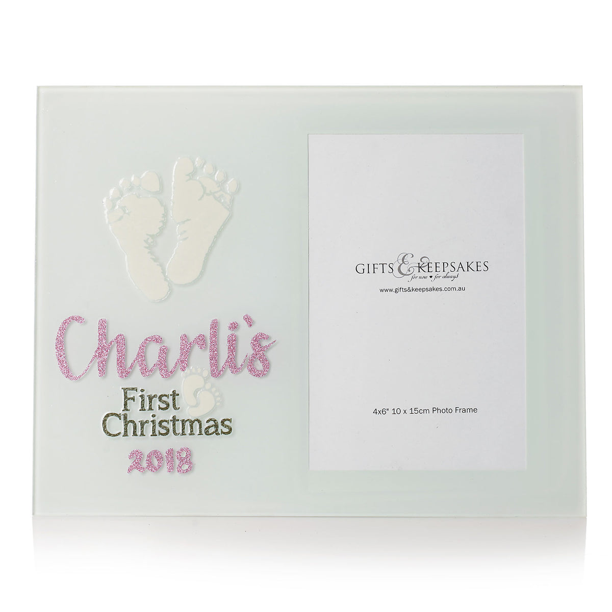Personalised First Christmas Photo Frame