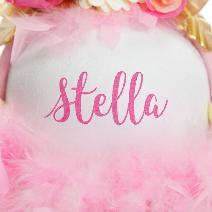 Personalised Floral and Feathers Unicorn Easter Hat
