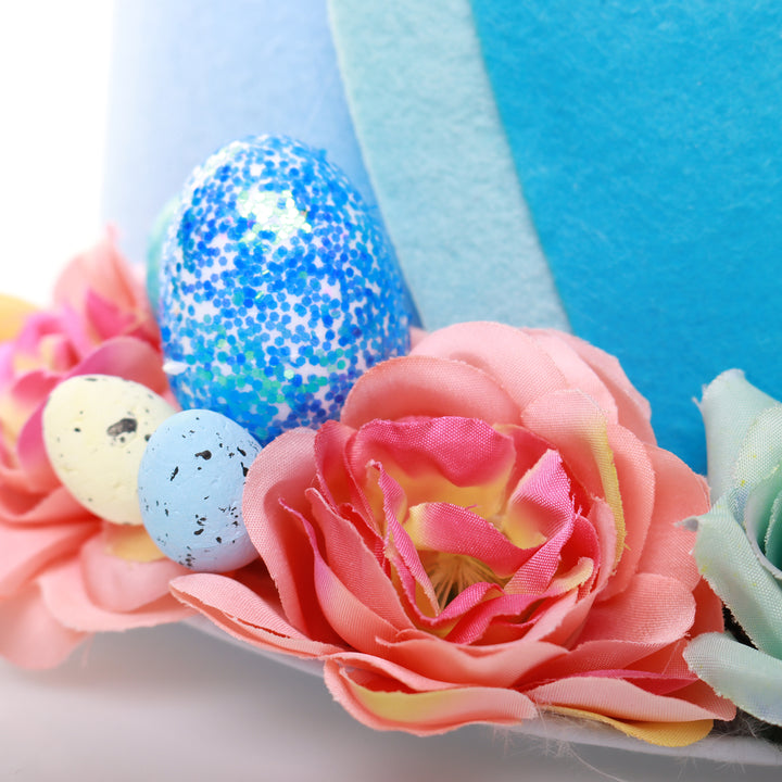 Personalised Felt Floral Garden Easter Hat