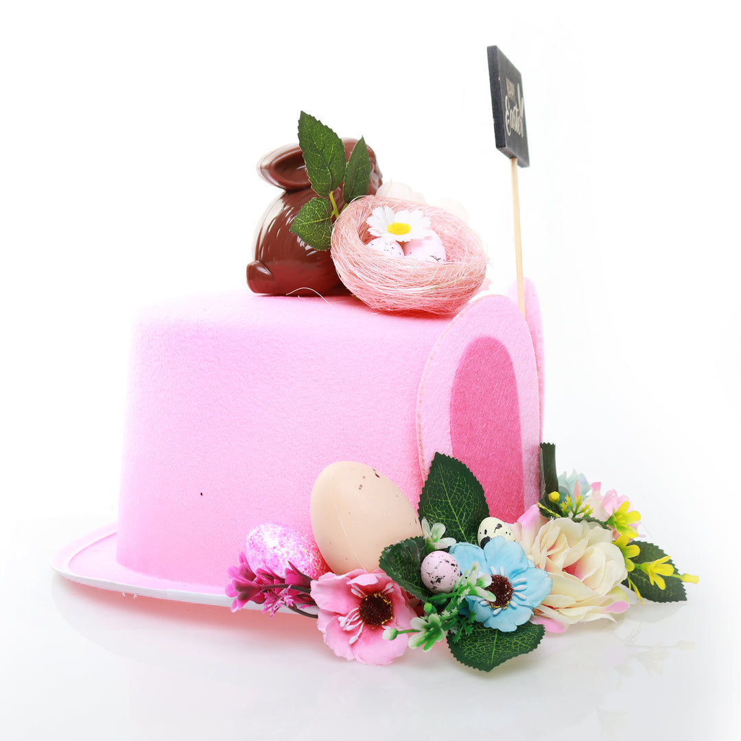Handmade Felt Floral Garden Easter Hat