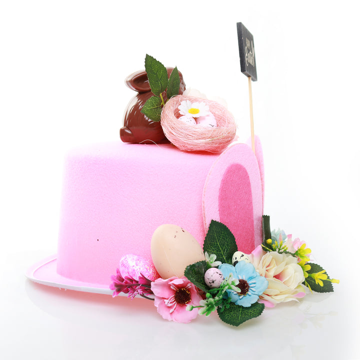 Handmade Felt Floral Garden Easter Hat