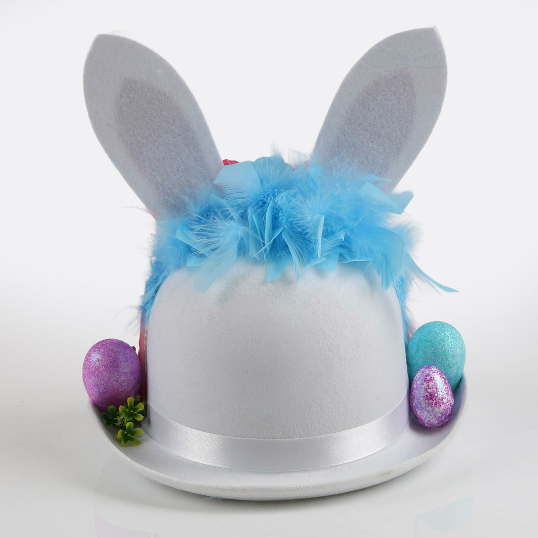 Handmade Floral White Easter Hat
