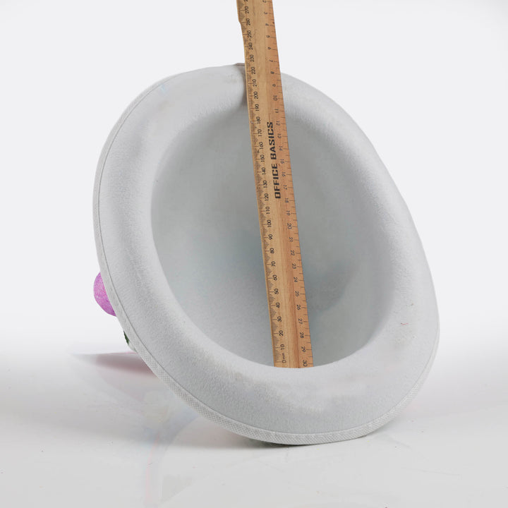 Handmade Floral White Easter Hat