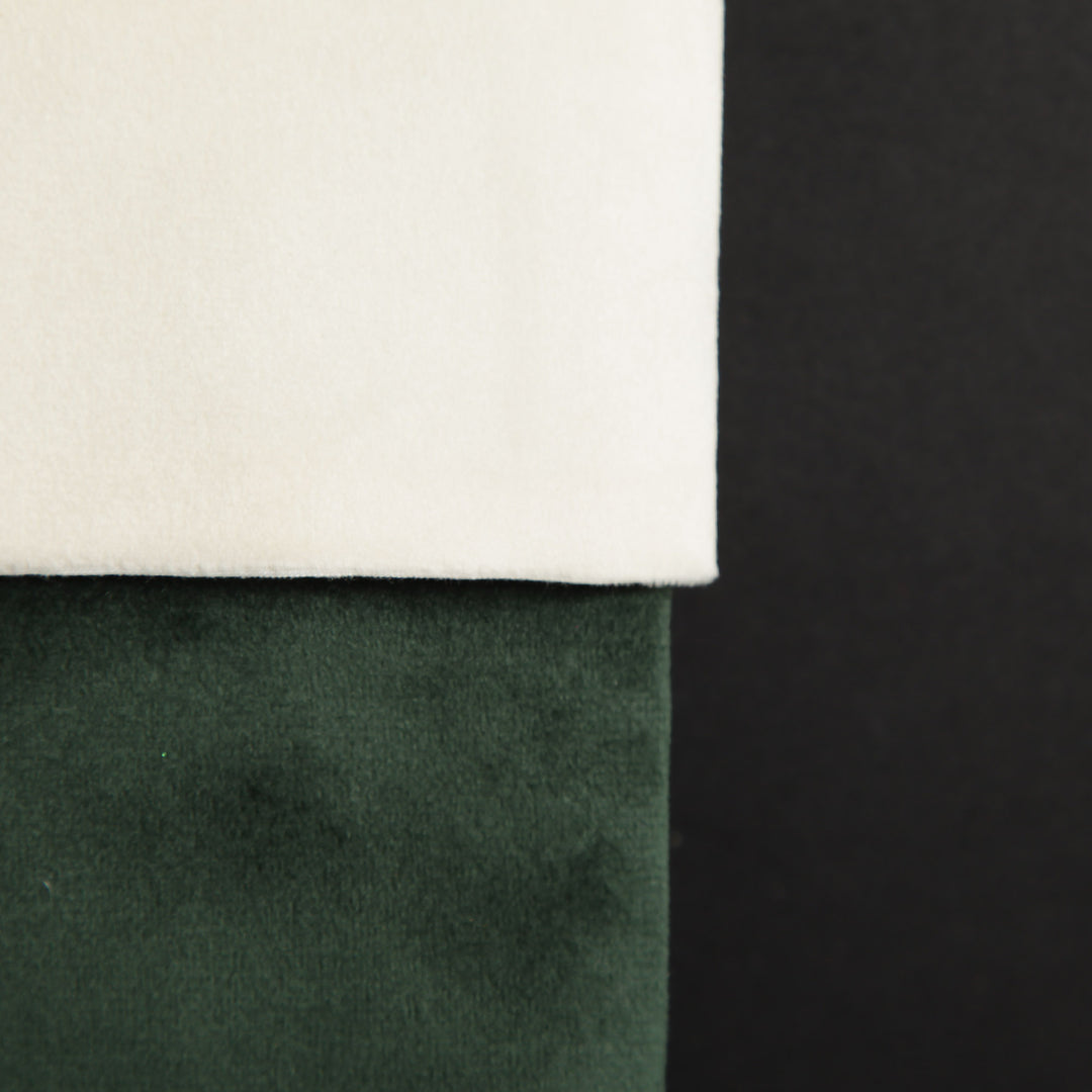 Personalised Forest Green Velvet Christmas Stocking