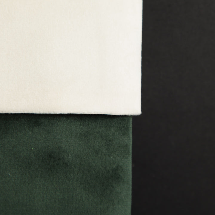 Personalised Forest Green Velvet Christmas Stocking