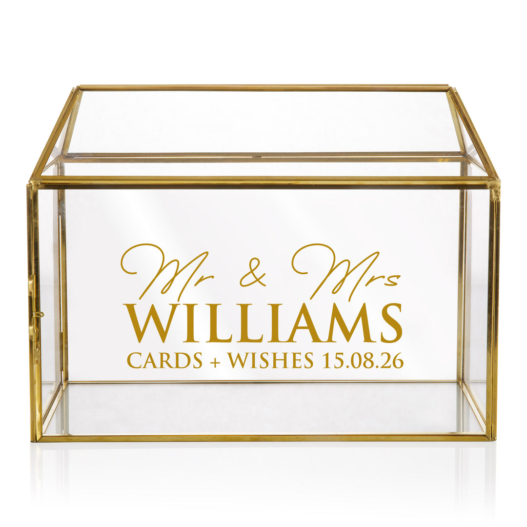 Personalised Glass House Wishing Well - 24cm(H)