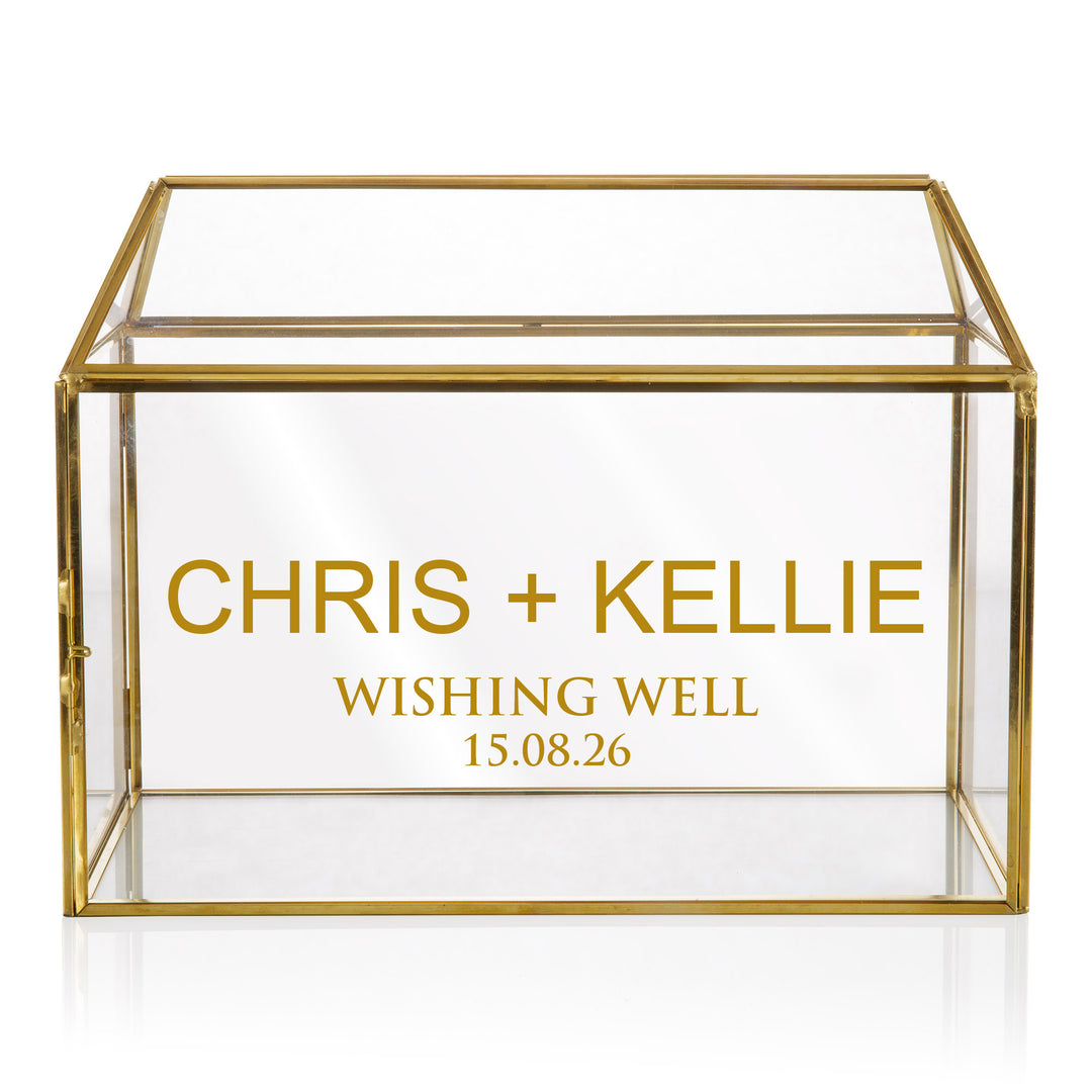 Personalised Glass House Wishing Well - 24cm(H)