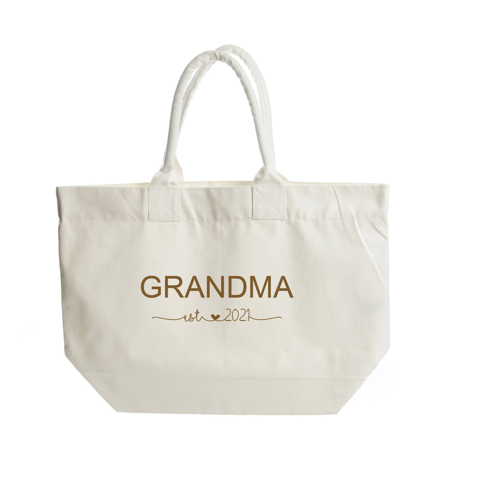 Personalised Grandma est Canvas Deck Bag