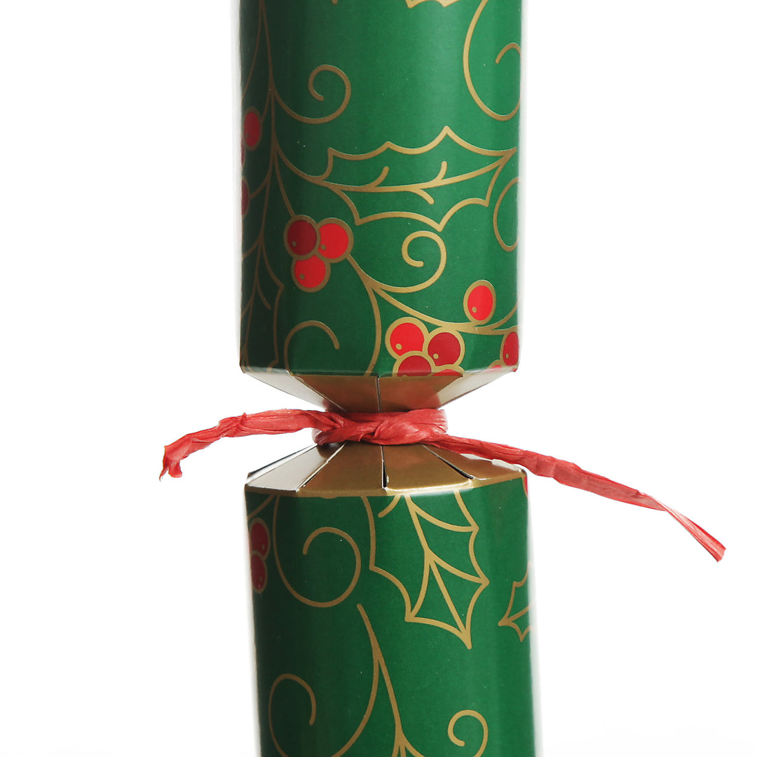 Personalised Green Swirling Holly Bon Bon - Single