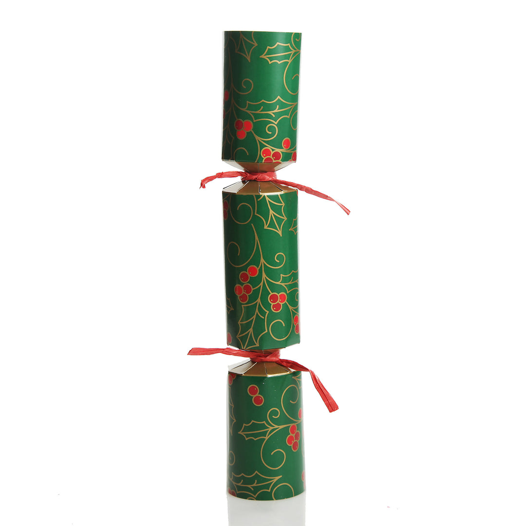 Personalised Green Swirling Holly Bon Bon - Single