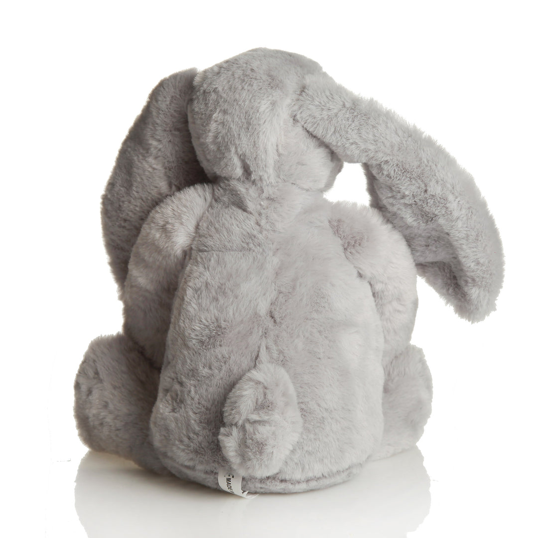 Personalised Grey Fluffy Easter Bunny