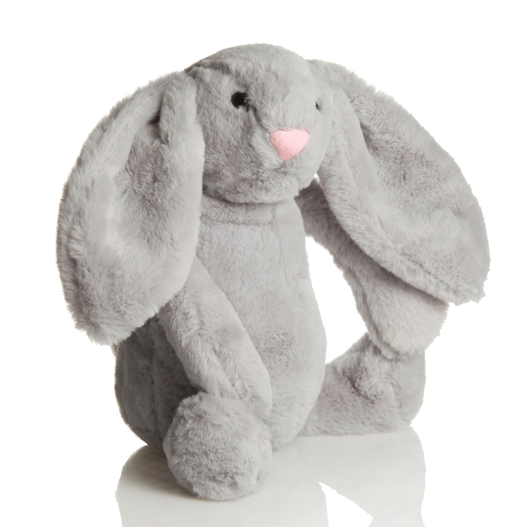 Personalised Grey Fluffy Easter Bunny