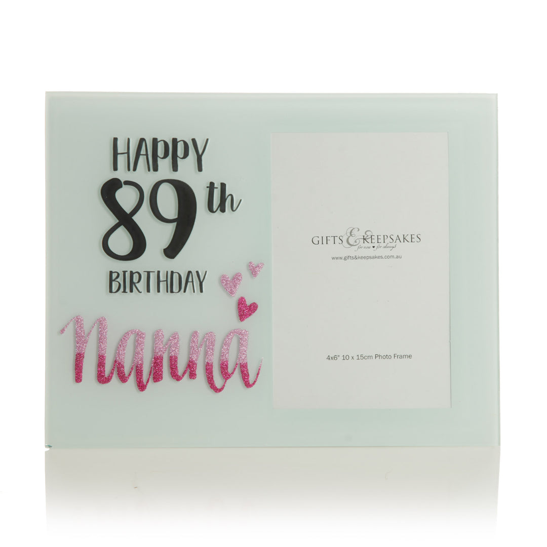 Personalised Happy Birthday Photo Frame - Any Age
