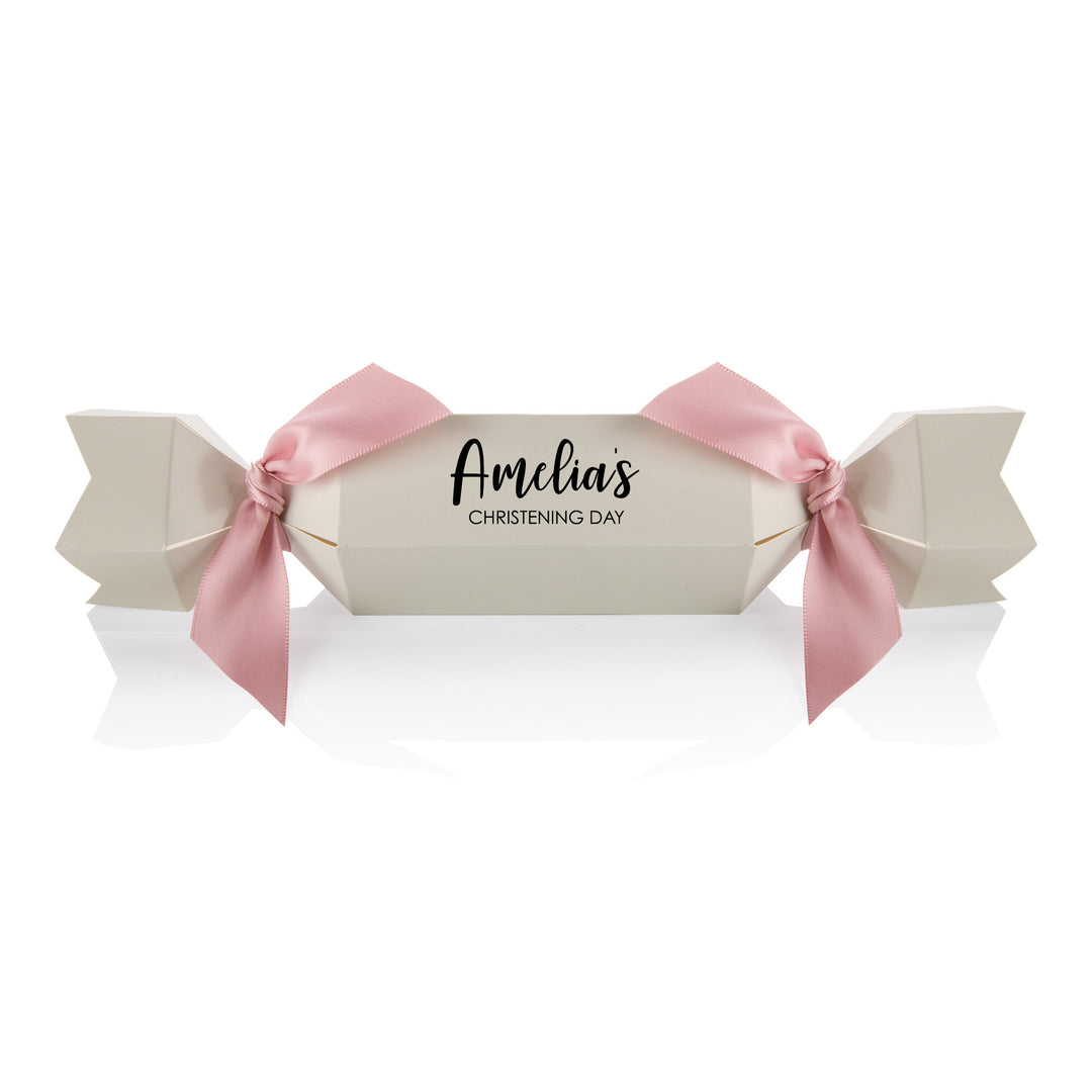Personalised Grey Hexagonal Bon Bon Wedding Bomboniere