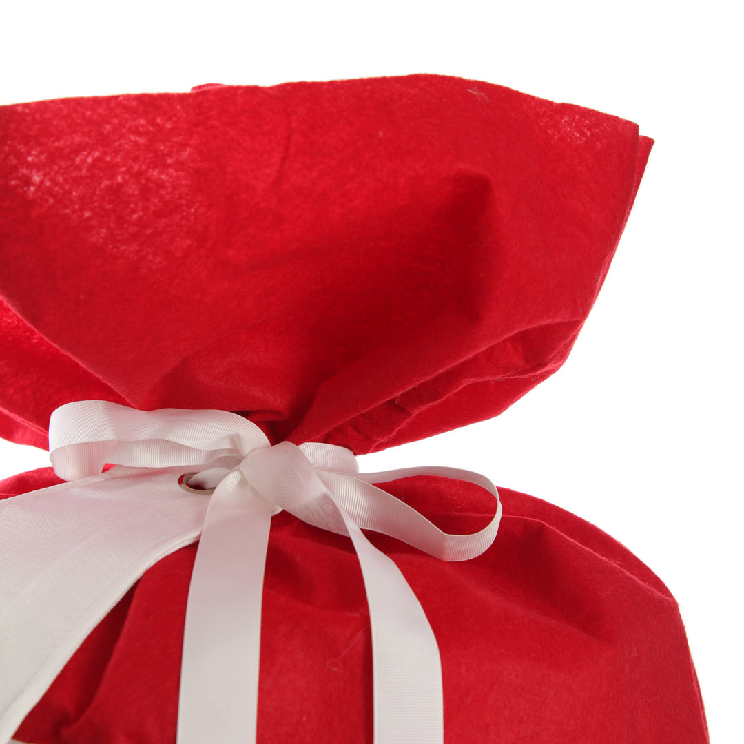 Personalised Letter to Santa Red Felt Jumbo Sack