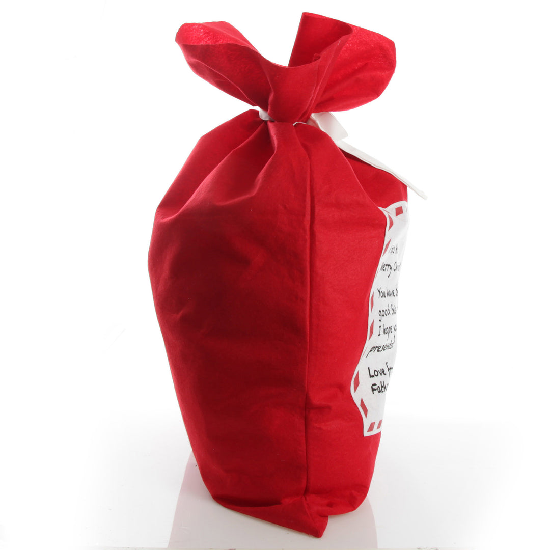 Personalised Letter to Santa Red Felt Jumbo Sack