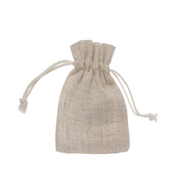 Personalised Natural Cotton Wedding Favour Bag Bomboniere