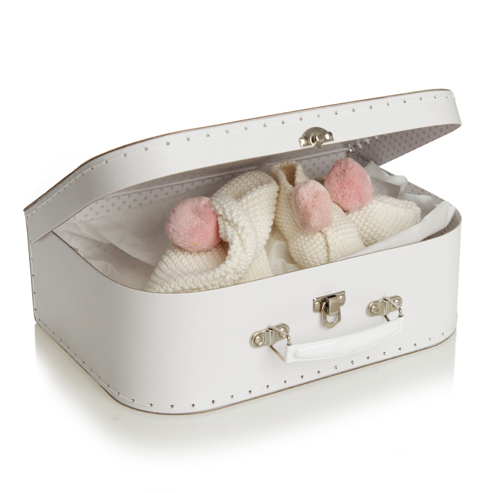 Personalised Little Princess Baby Girl Bootie and Beanie Gift Hamper
