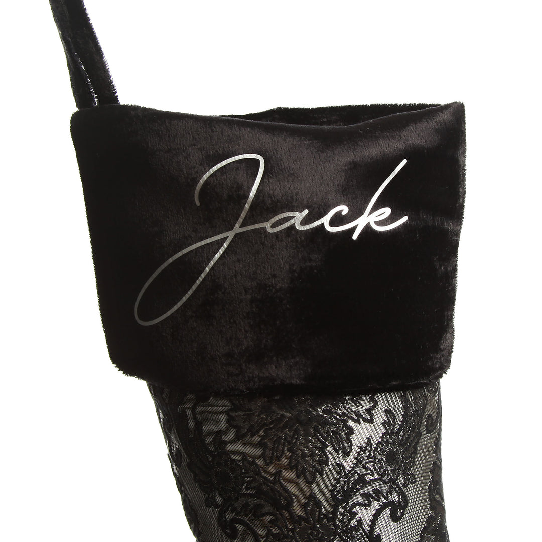 Luxe Jacquard Christmas Stocking