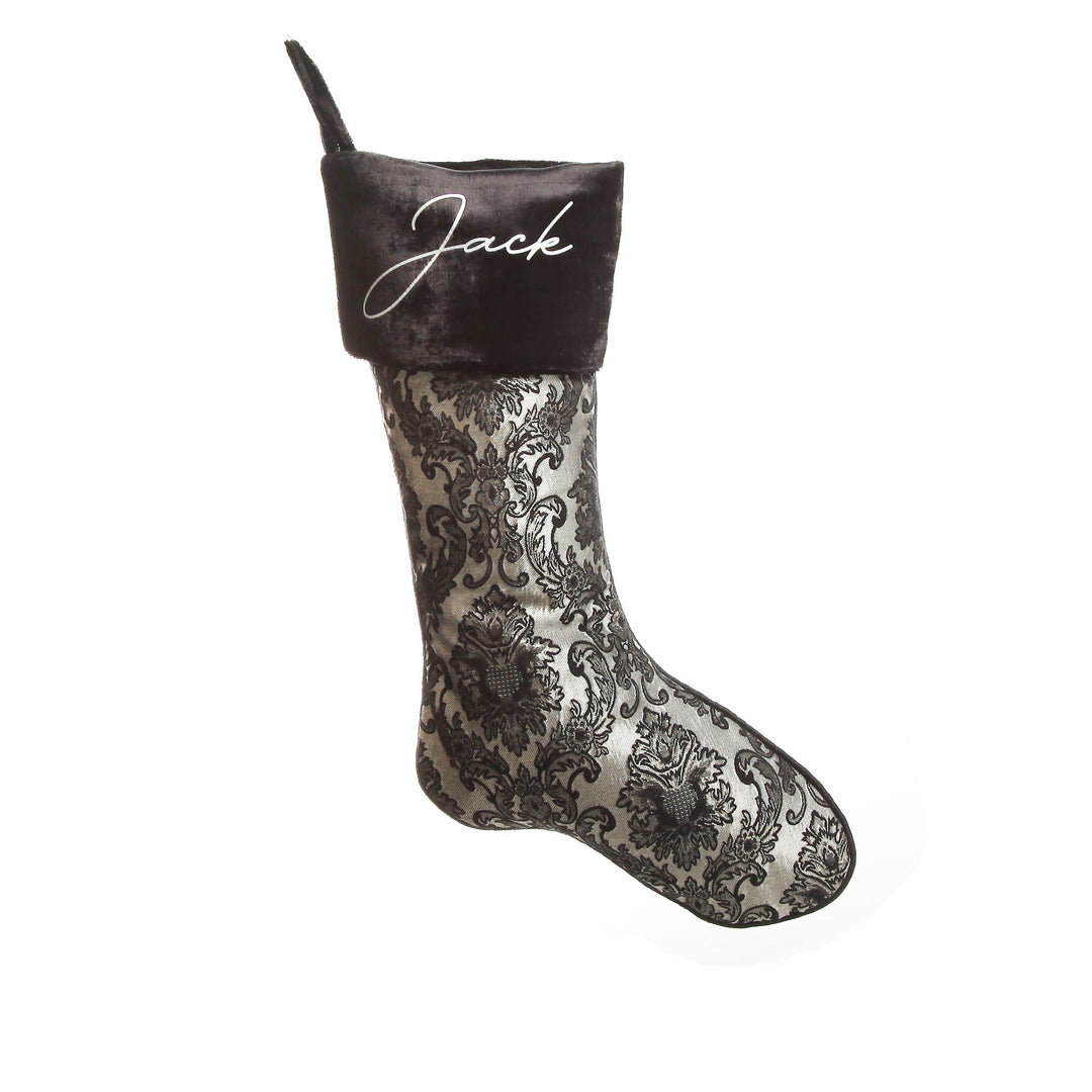 Luxe Jacquard Christmas Stocking