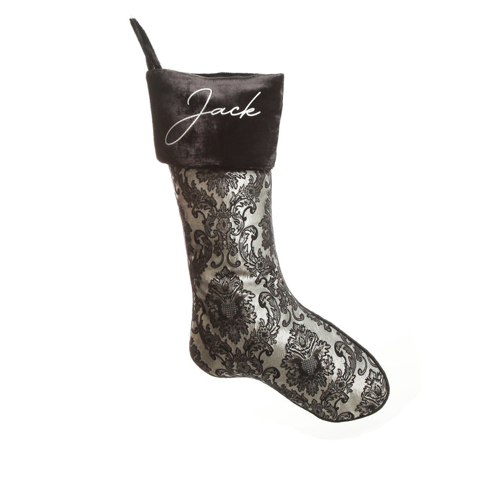 Luxe Jacquard Christmas Stocking