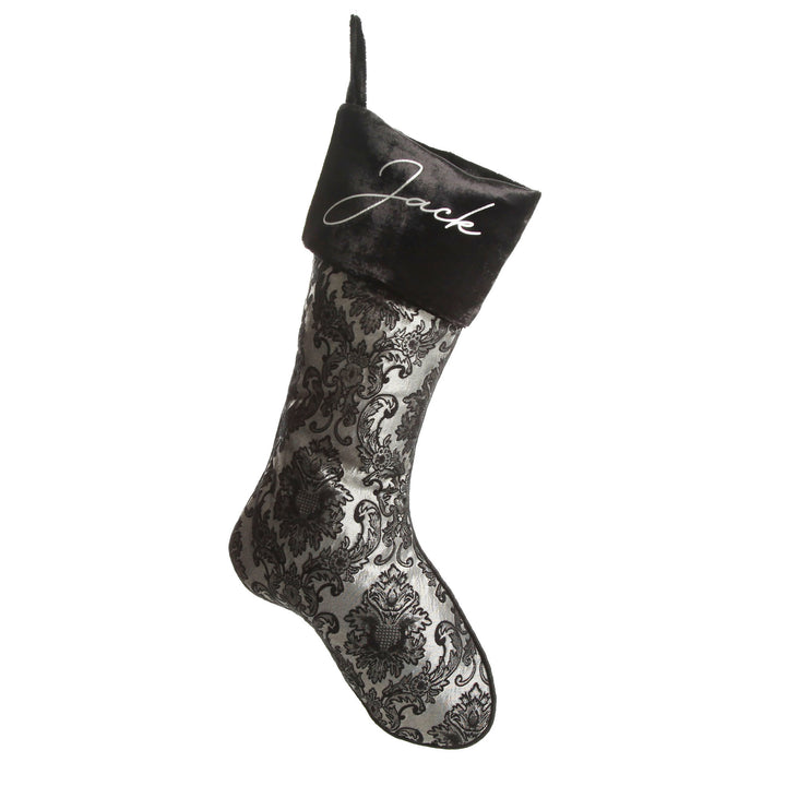 Luxe Jacquard Christmas Stocking