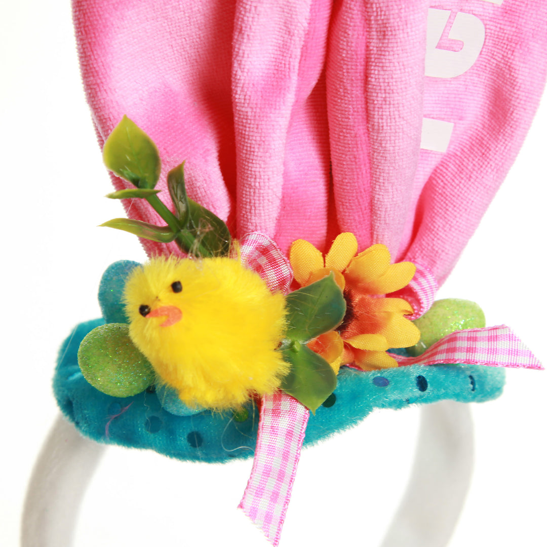 Personalised Mad Hatter Easter Blue Hat Headband