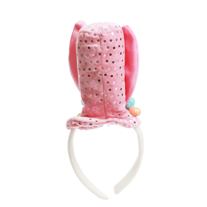 Personalised Mad Hatter Easter Pink Hat Headband