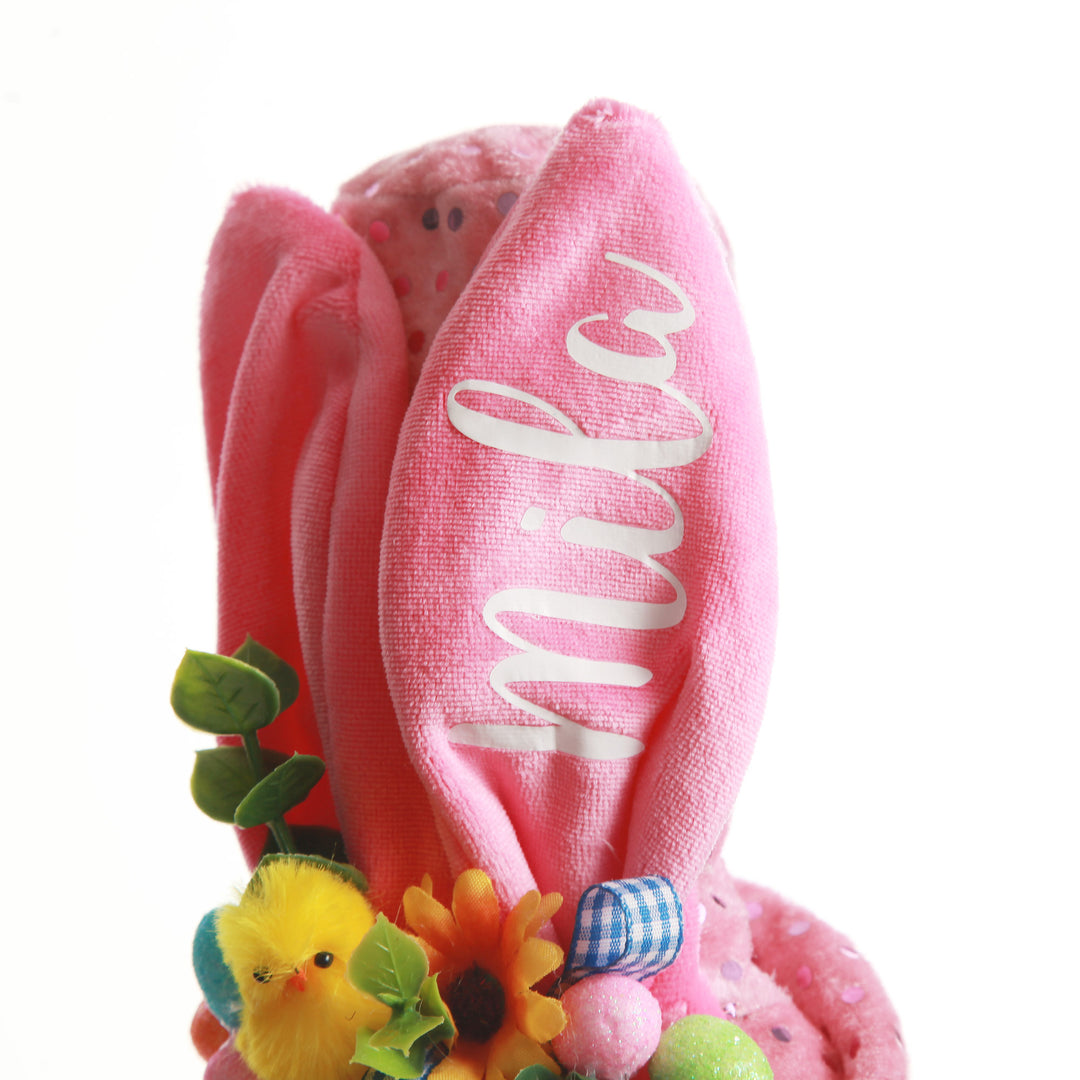 Personalised Mad Hatter Easter Pink Hat Headband