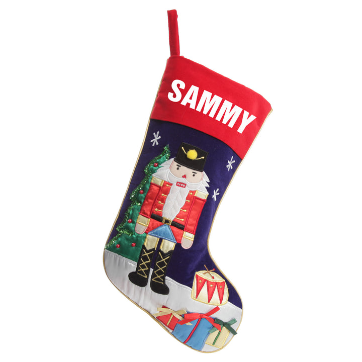 Personalised Nutcracker Christmas Stocking