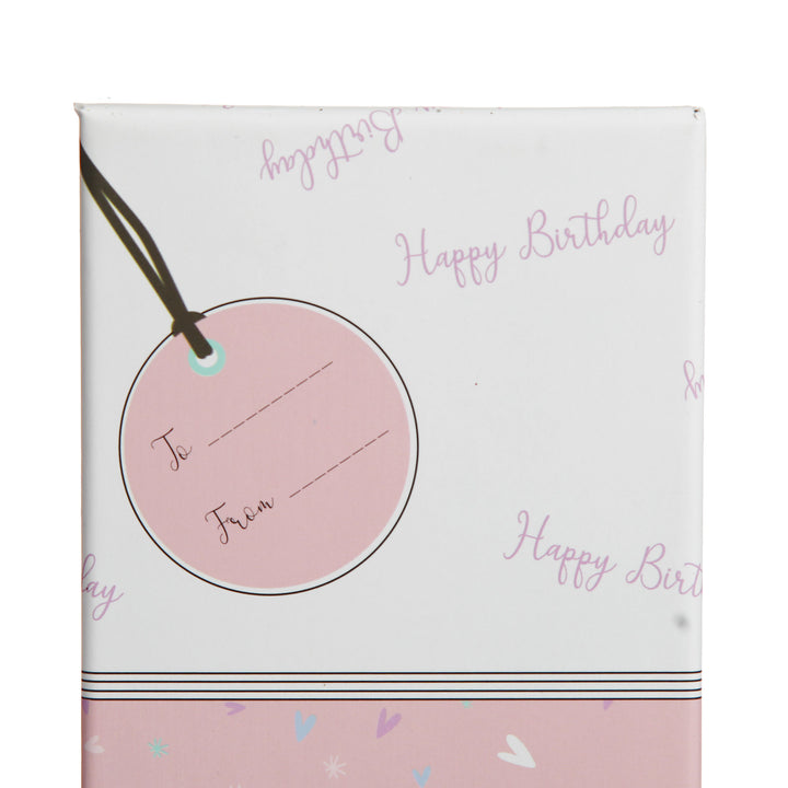 Personalised Pastel Iridescent 30th Champagne Flute Glass