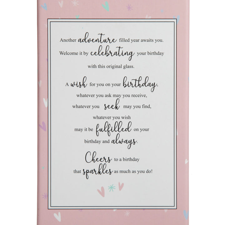 Personalised Pastel Iridescent 30th Champagne Flute Glass