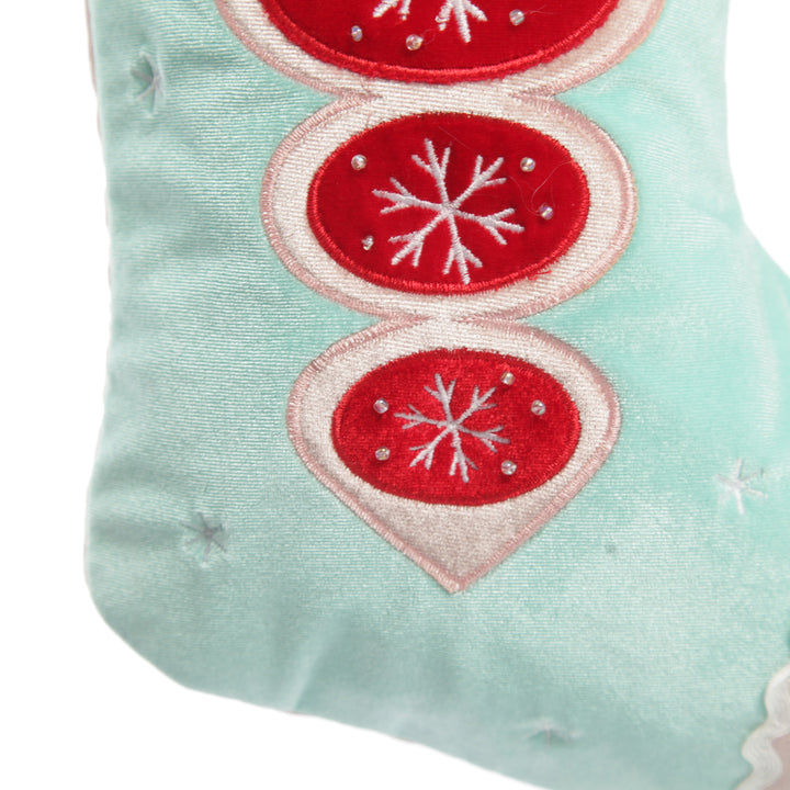 Personalised Peppermint Bauble Christmas Stocking
