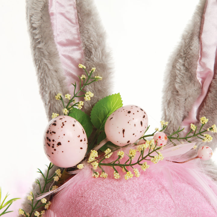 Personalised Pink and Grey Easter Hat