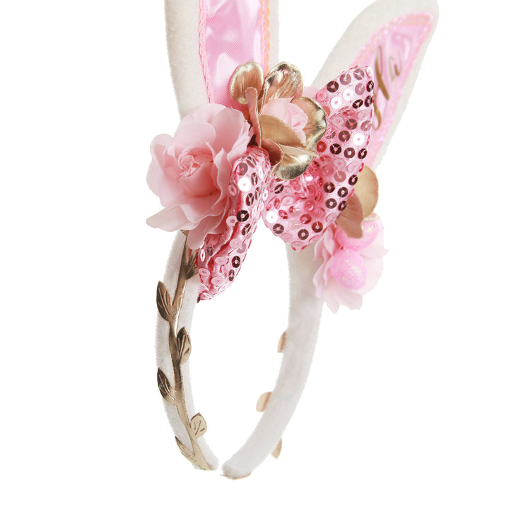 Personalised Pink Bow Easter Headband