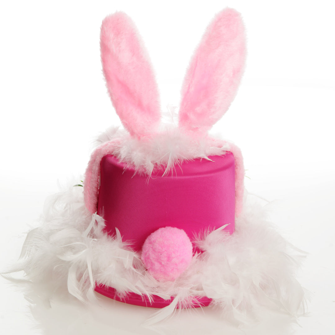 Personalised Pink Easter Bunny Top Hat
