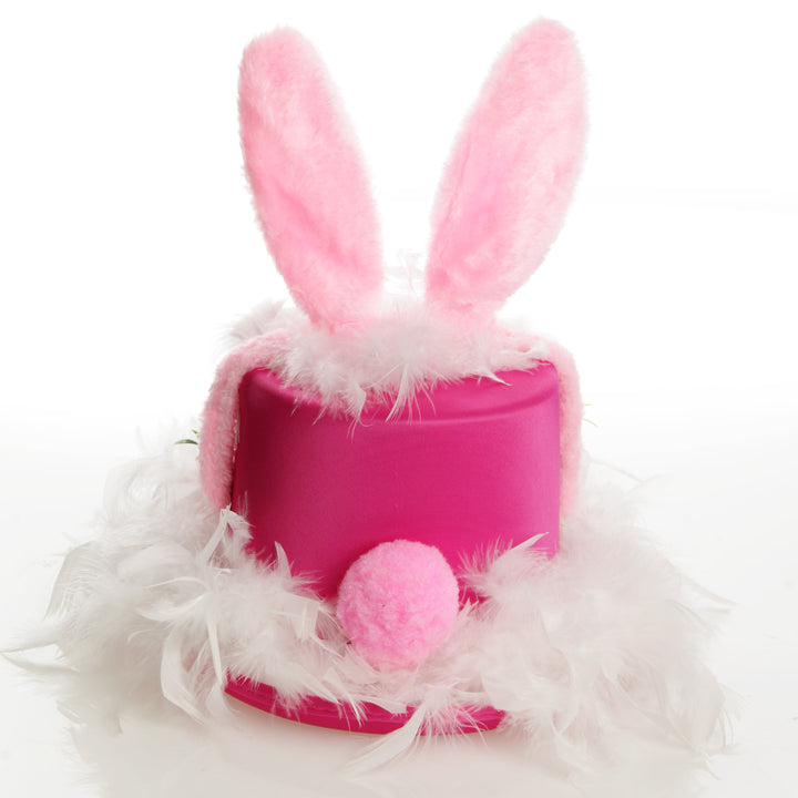 Personalised Pink Easter Bunny Top Hat