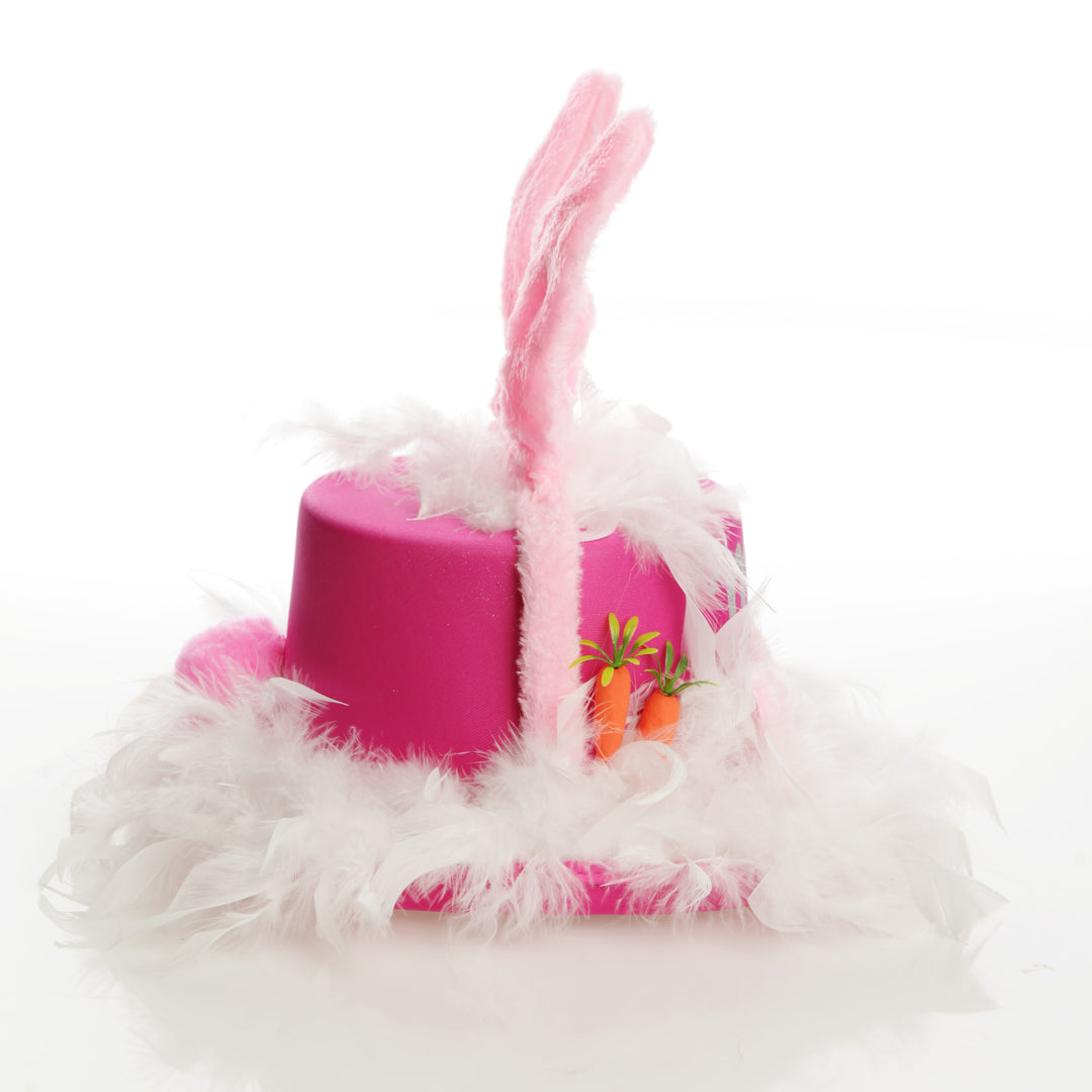 Personalised Pink Easter Bunny Top Hat
