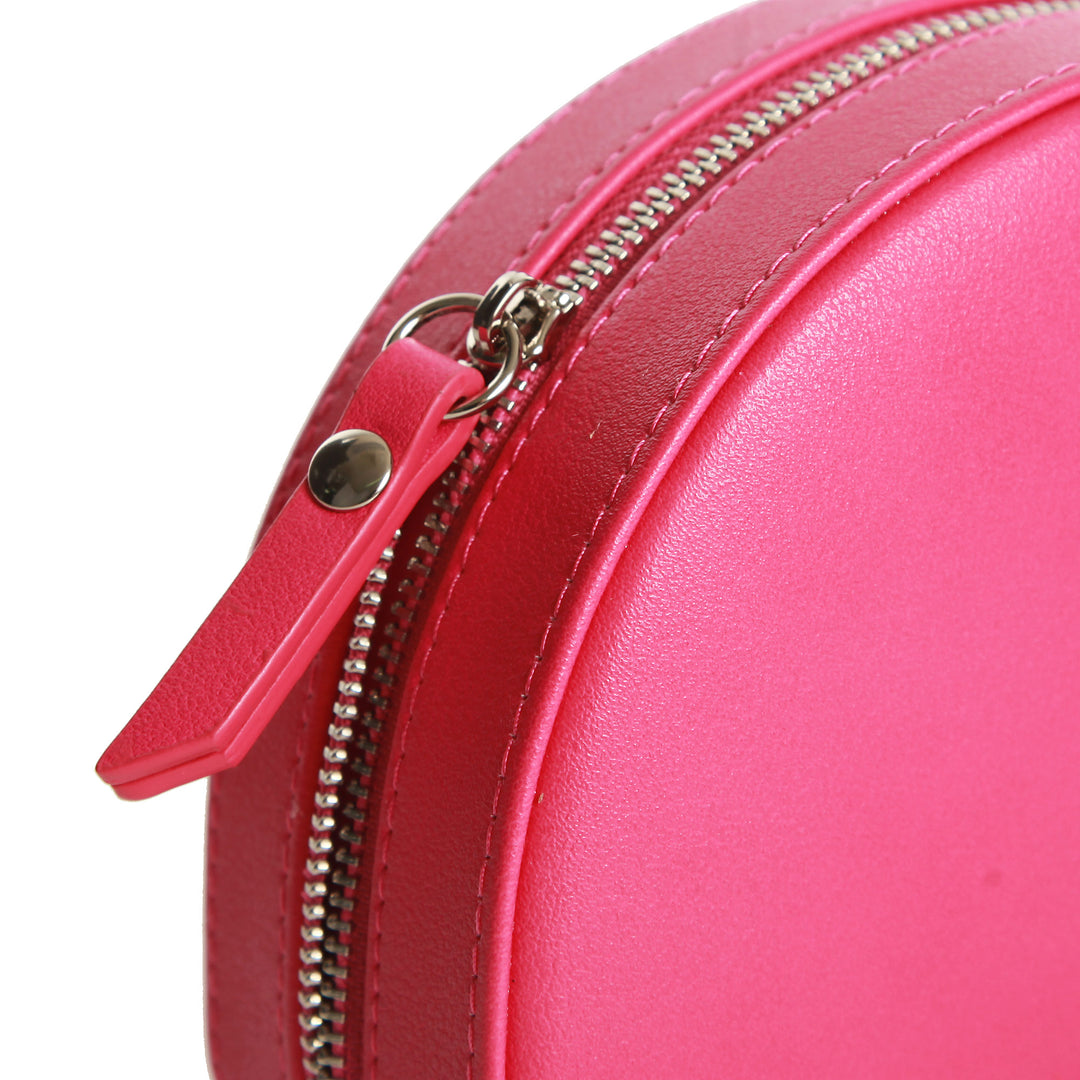 Personalised Pink Curved Travel Jewellery Case