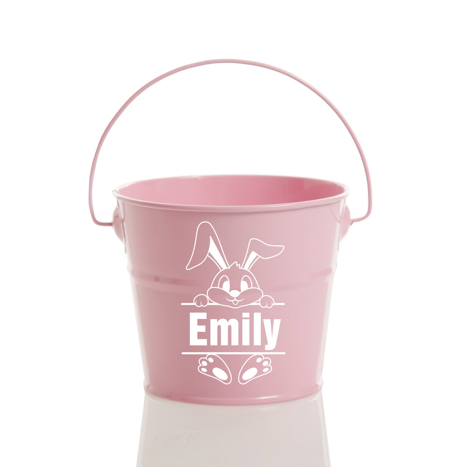Personalised Easter Bucket - Peeking Bunny