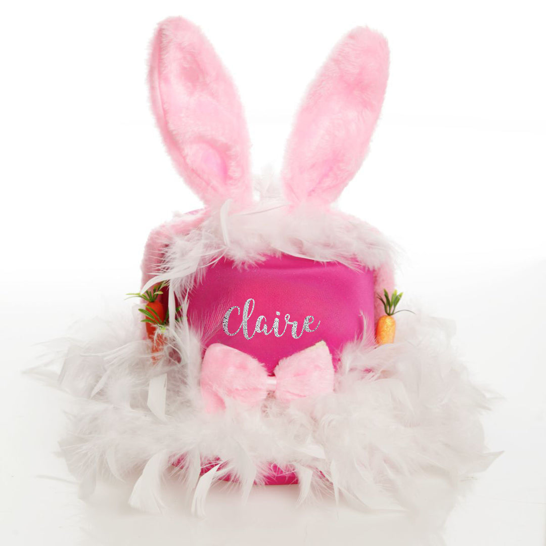 DIY Personalised Pink Easter Bunny Top Hat Kit