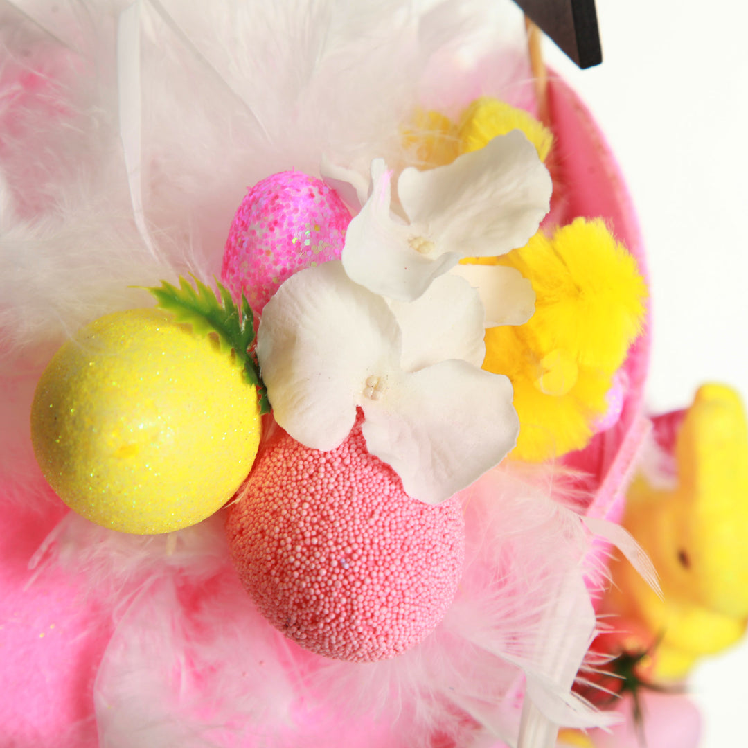 Personalised Pink Felt Bunny Easter Hat
