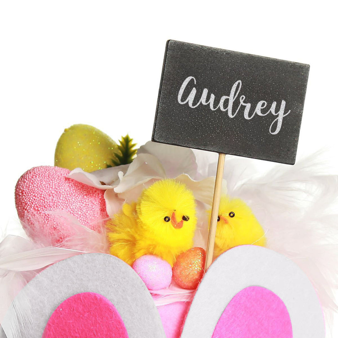 Handmade Pink Felt Bunny Easter Hat